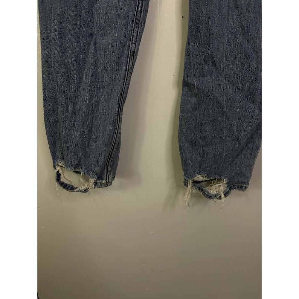 Abercrombie Fitch Jeans Womens 26 2 Ankle Straight Ultra High Rise Chewed Hem - Picture 7 of 11